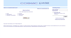 Desktop Screenshot of mail.cosmicemail.com